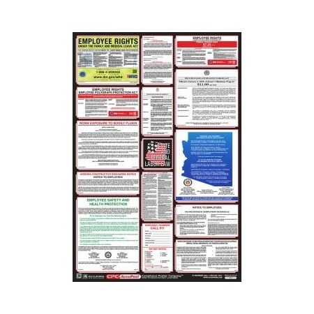 Accuform OSHA SAFETY POSTER COMBO STATE, PPG300AZ PPG300AZ
